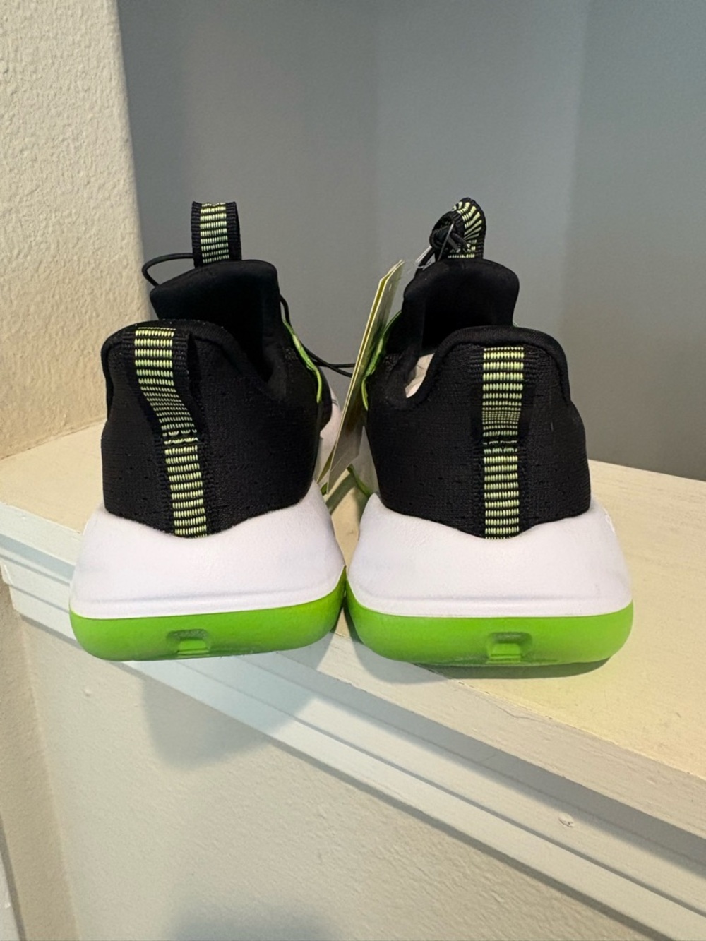 Kids' Dillon Slip-On Performance Sneakers - All In Motion Black Green Youth Sz 1 - Picture 6 of 9